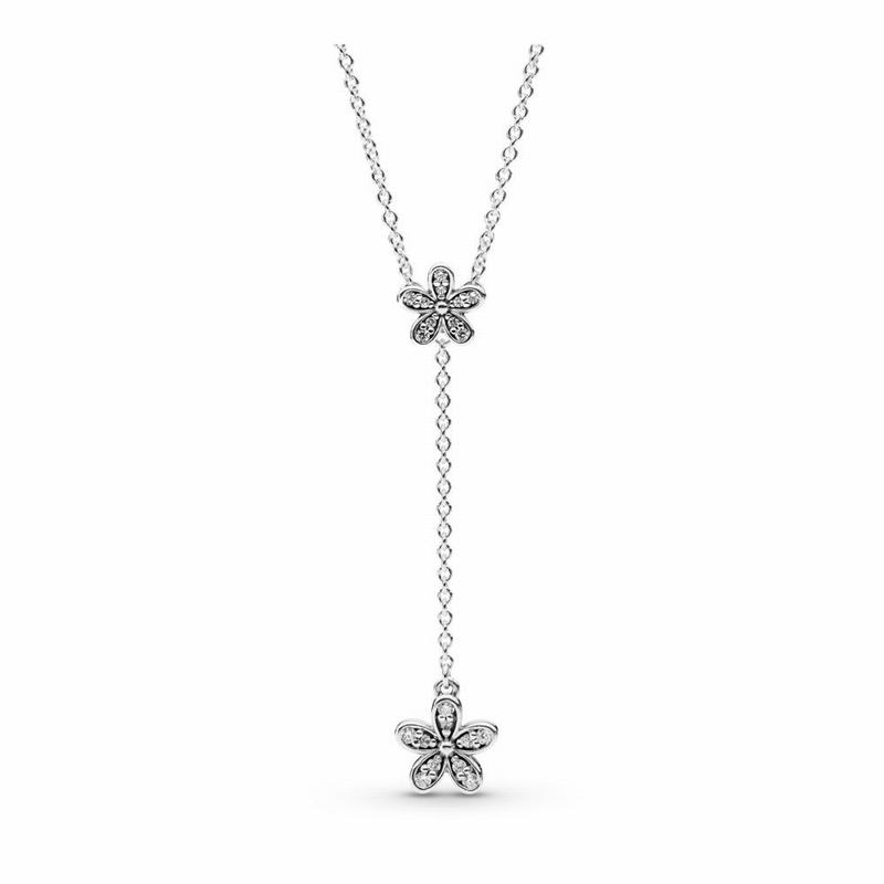 Coliere Pandora Dazzling Daisies Argint (JB5jeOvD)